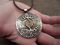 Amulett Lebensbaum mit Spirale