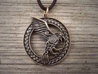 Amulett keltischer Rabe
