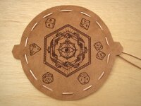 Lederbeutel für Tabletop Würfelset