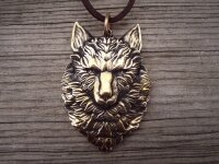 Großer Anhänger Wolf