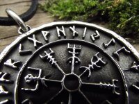 Amulett Vegvisir aus Silber