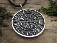 Amulett Vegvisir aus Silber