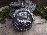 Amulett Drachenboot aus Silber