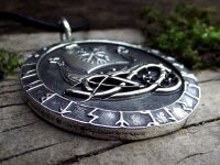 Amulett Drachenboot aus Silber