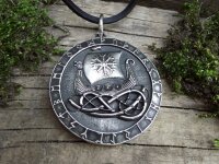 Amulett Drachenboot aus Silber