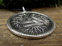 Amulett Wotansknoten mit Yggdrasil