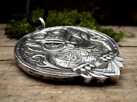 Keltische Eule aus Silber