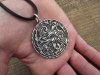 Keltische Triskele aus Silber
