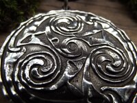 Keltische Triskele aus Silber
