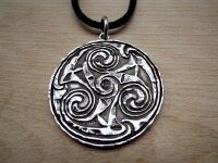 Keltische Triskele aus Silber