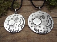Amulett Himmelsscheibe aus Silber