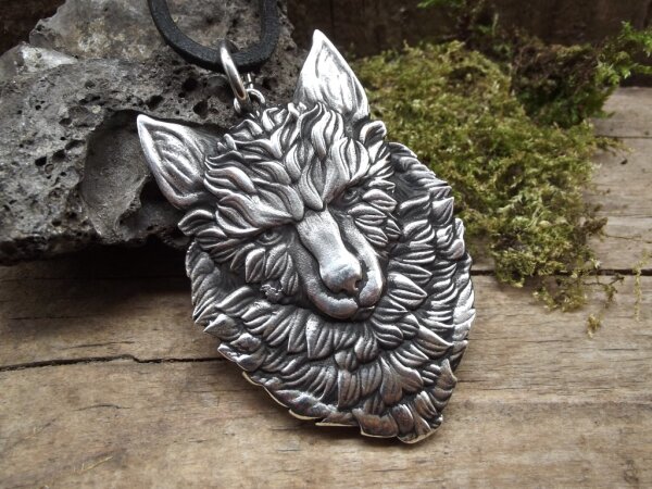 Anhänger Wolf aus Silber